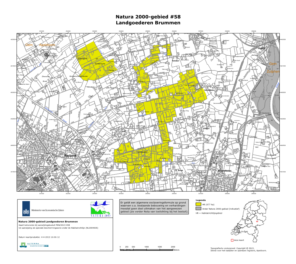 Natura 2000-Gebied #58 Landgoederen Brummen