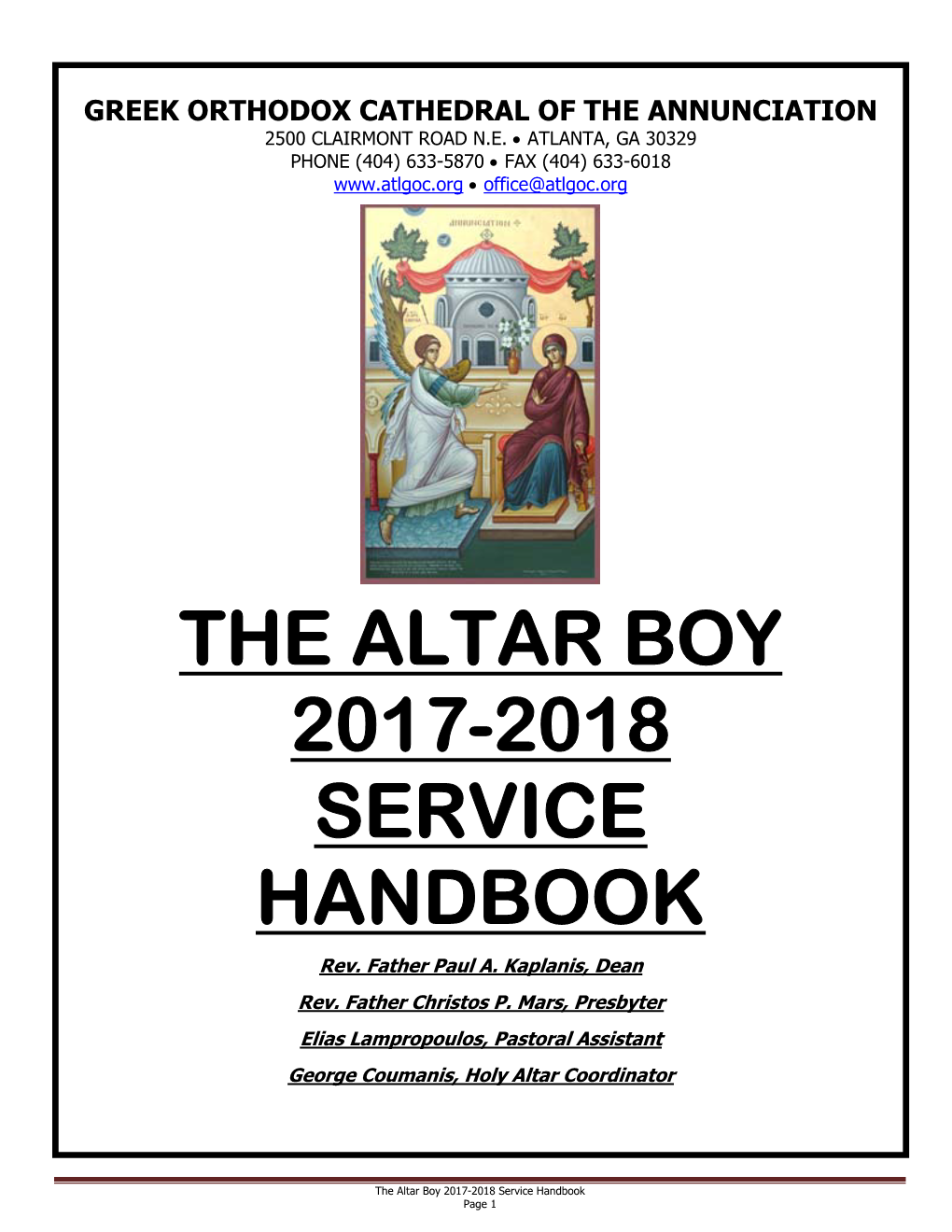 And the Altar Boy