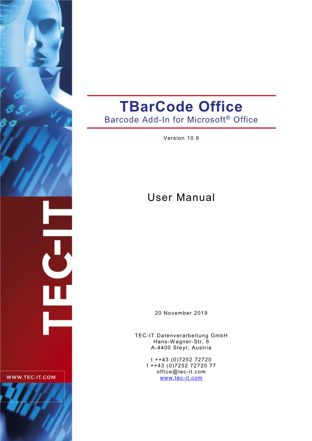 Tbarcode Office Barcode Add-In for Microsoft® Office