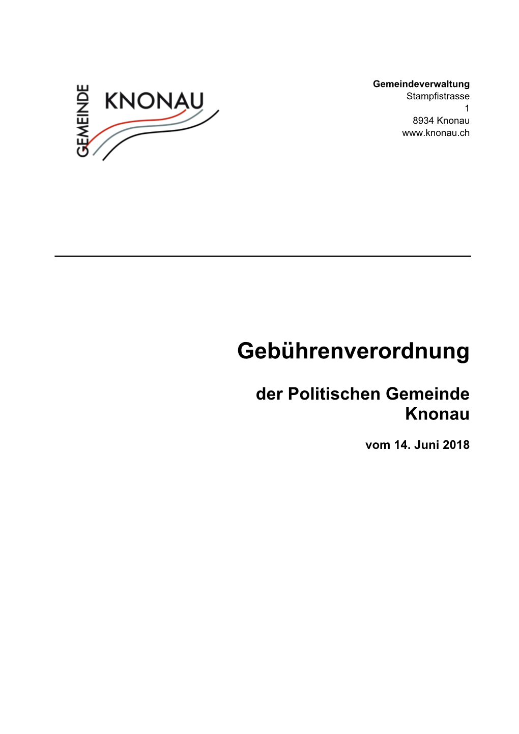 Gebührenverordnung