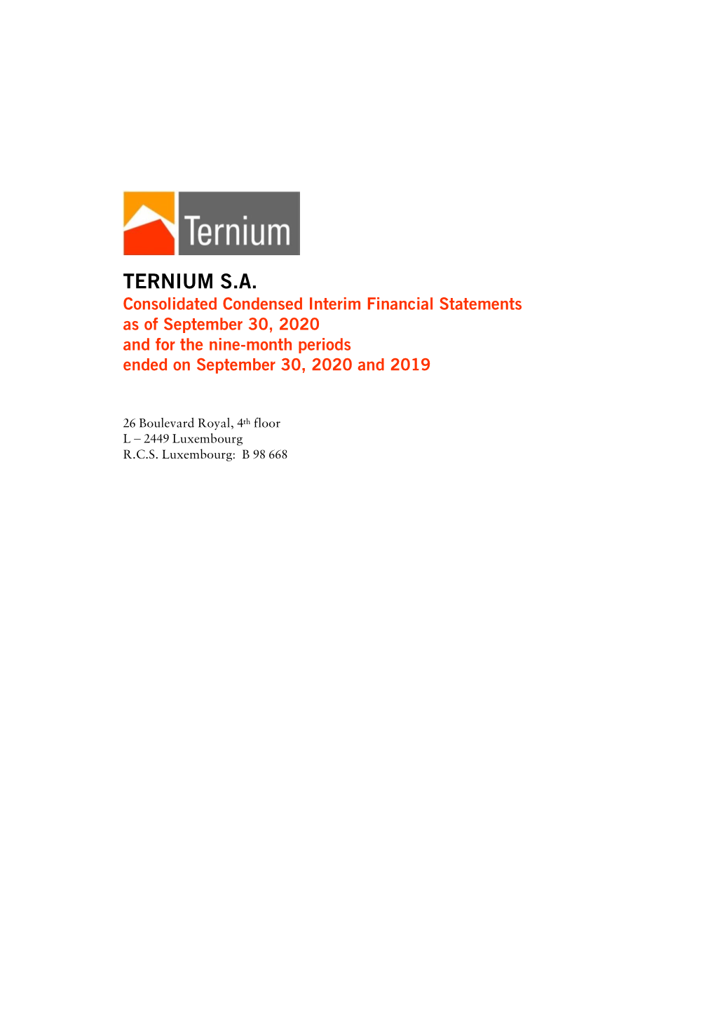 FS Ternium S.A