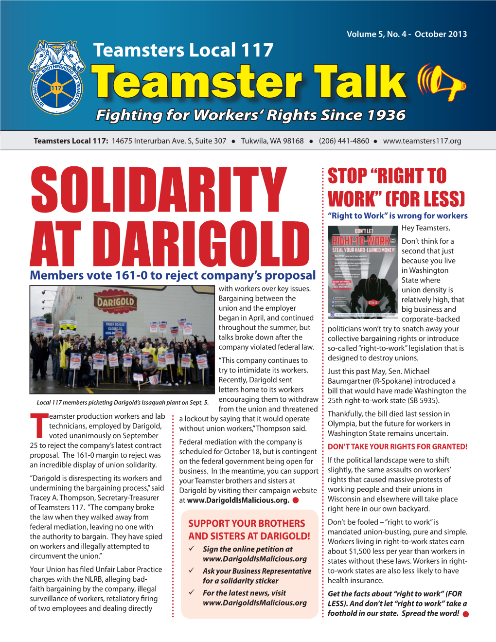 Teamster Talk U Fighting for Workers‘ Rights Since 1936