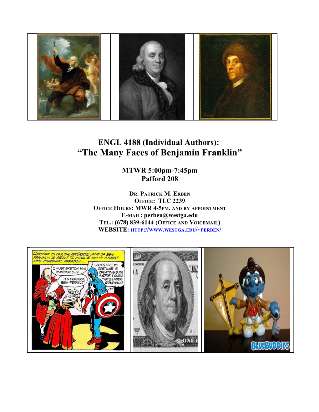 The Many Faces of Benjamin Franklin