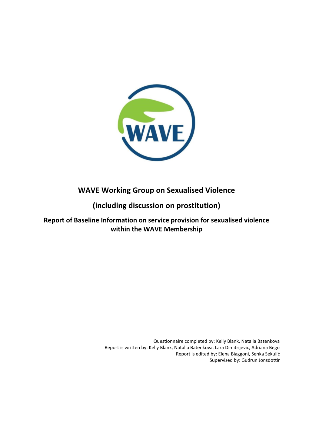 WAVE Working Group on Sexualised Violence (Including Discussion on Prostitution)