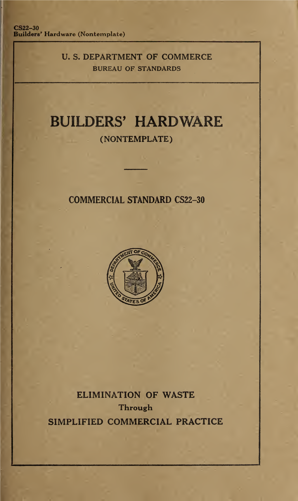 Builders' Hardware CS2 2-3 0 31