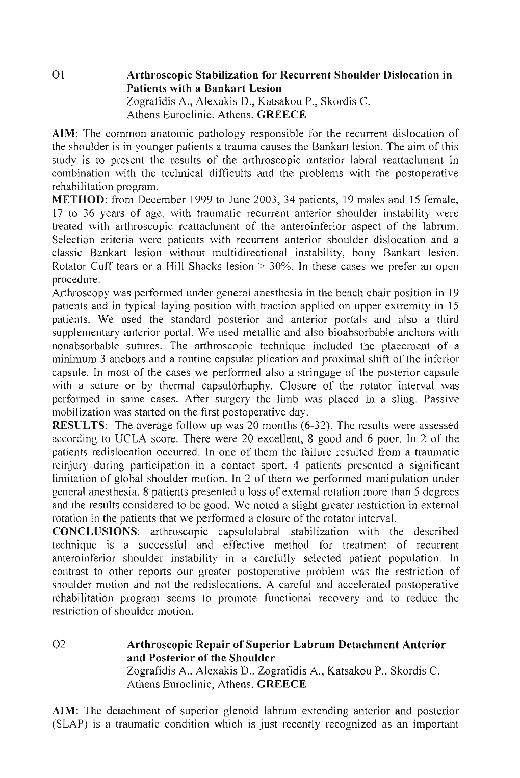 5 1 01 Arthroscopic Stabilization for Recurrent Shoulder Dislocation In