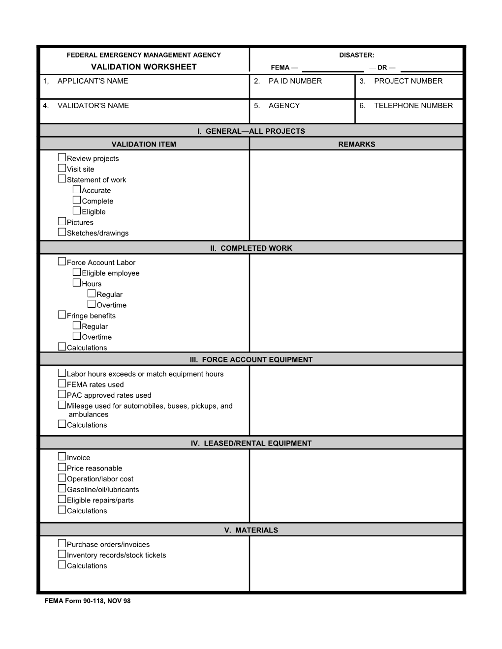 Federal Emergency Management Agency s5