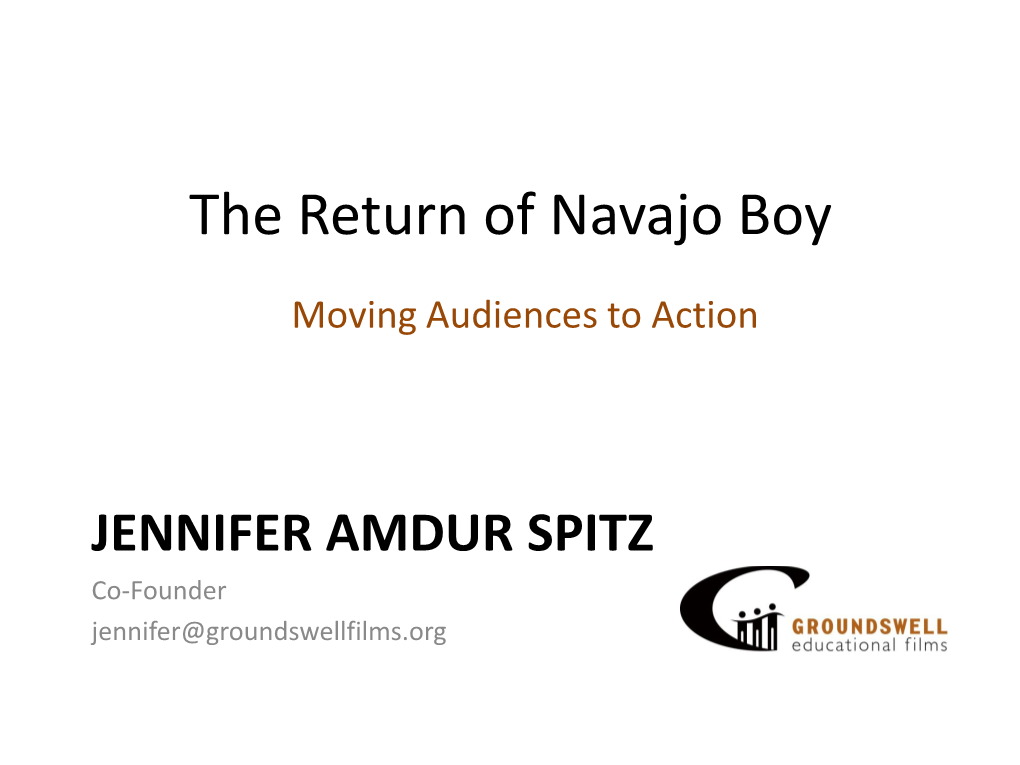 The Return of Navajo Boy