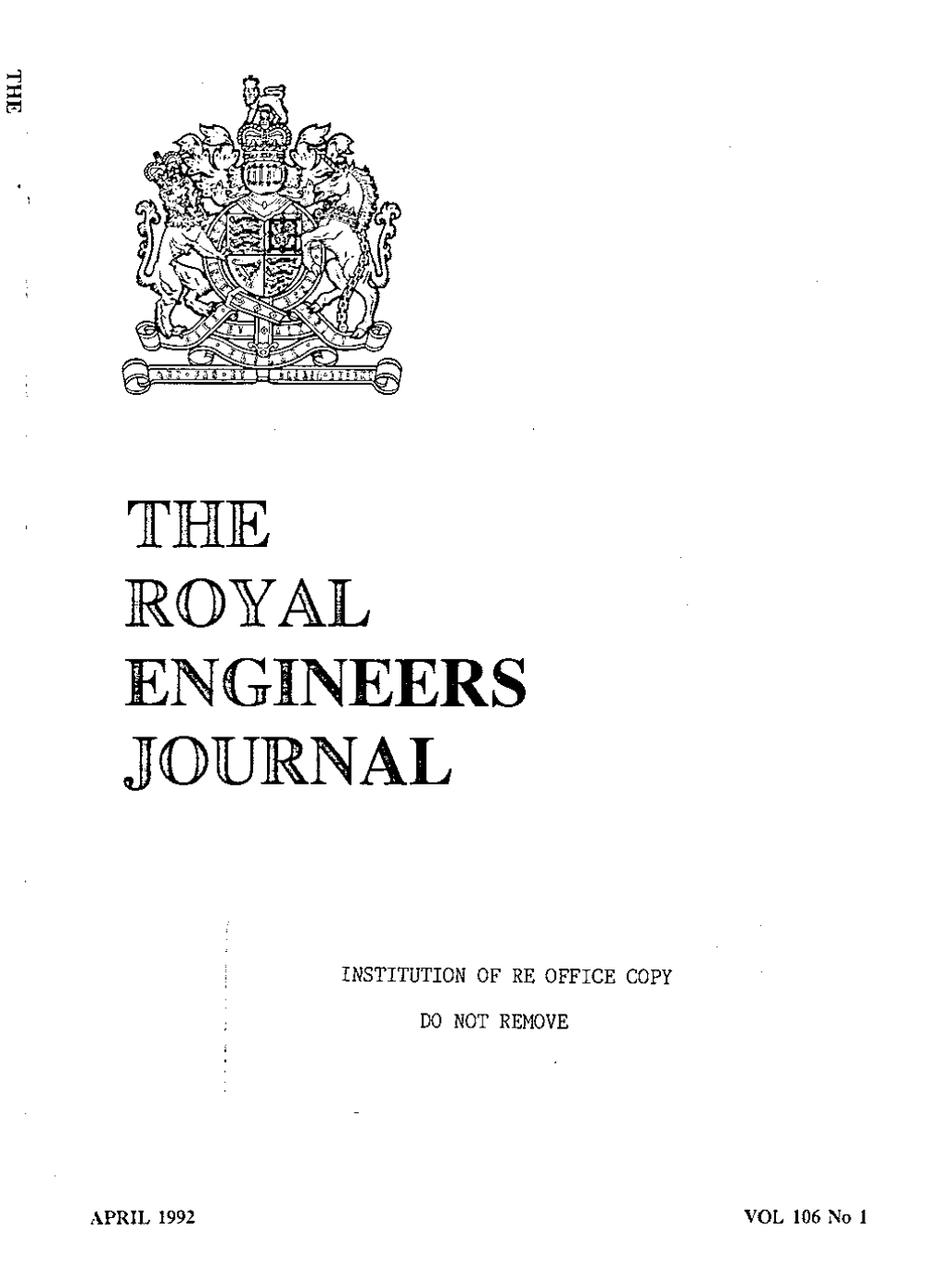 The Royal Engineers Journal