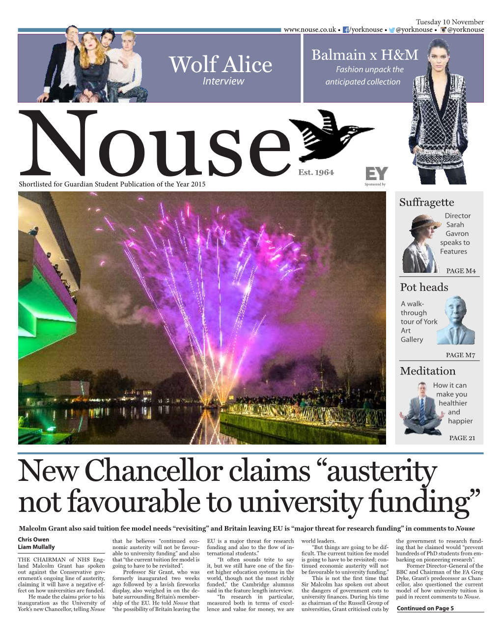 New Chancellor Claims “Austerity Not Favourable To