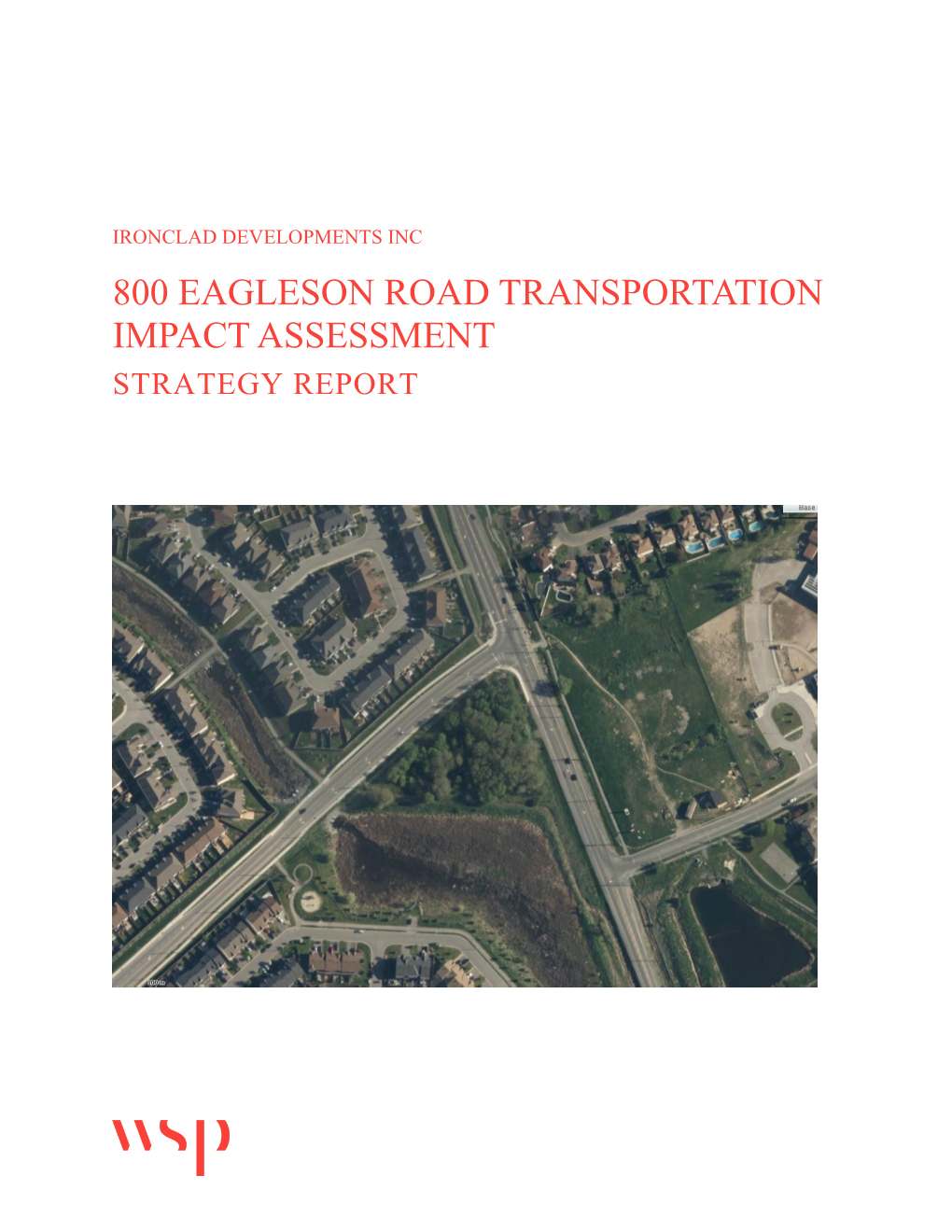 800 Eagleson Road Transportation Impact Assessment Strategy Report