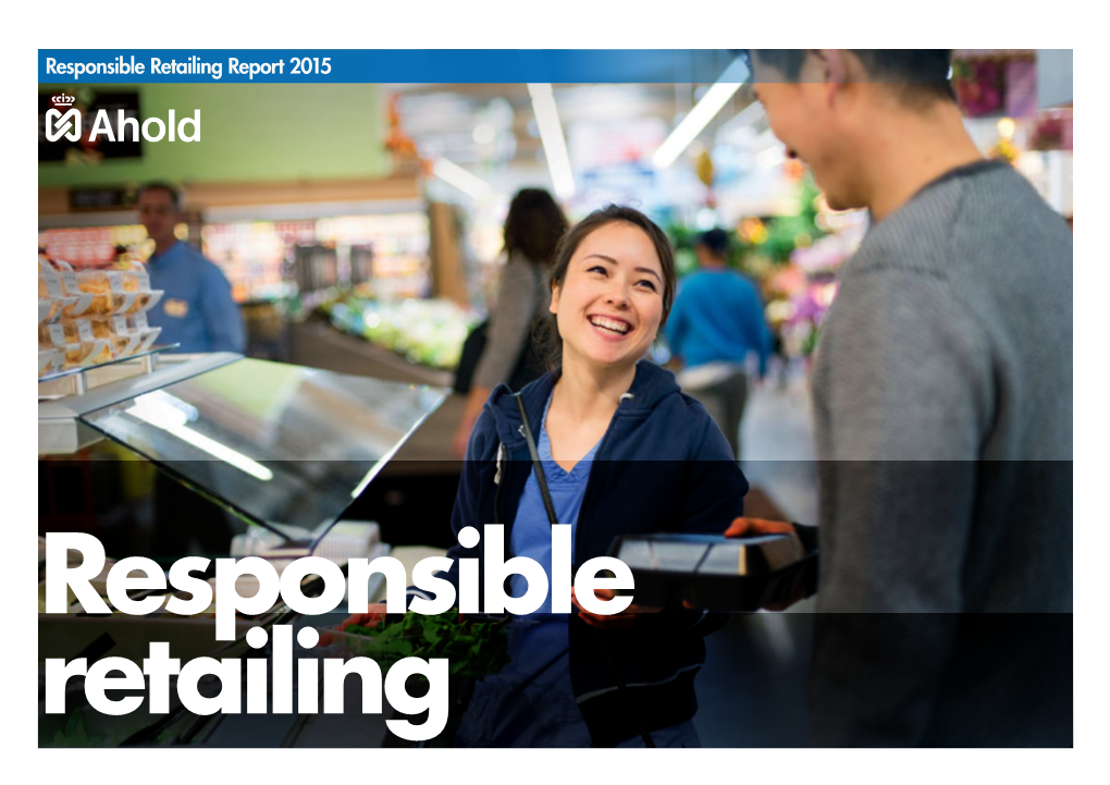Responsible Retailing Report 2015