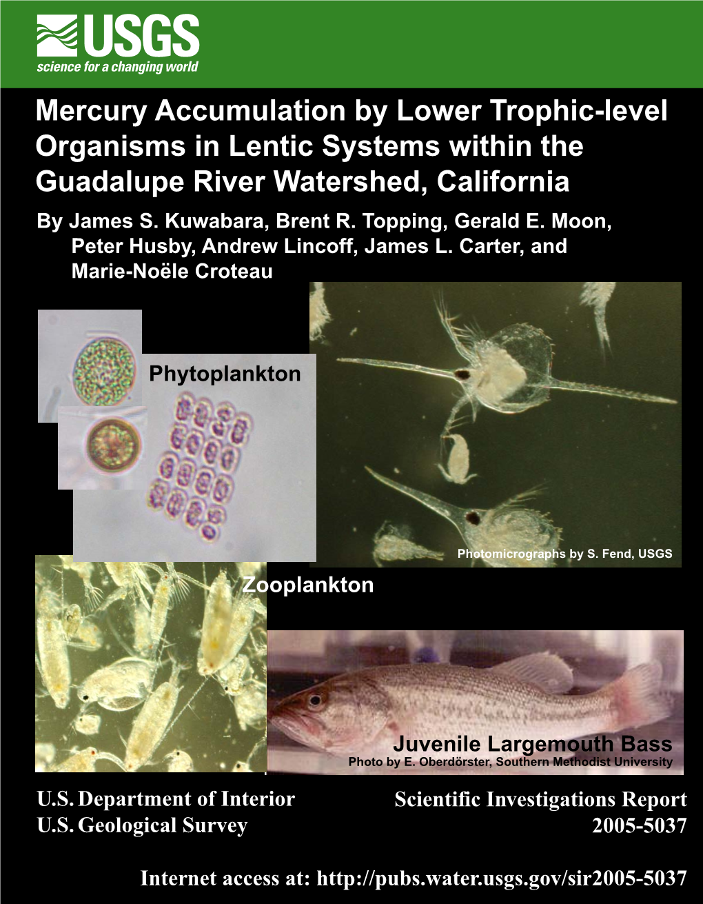 Mercury Accumulation by Lower Trophic-Level Organisms in Lentic Systems Within the Guadalupe River Watershed, California by James S