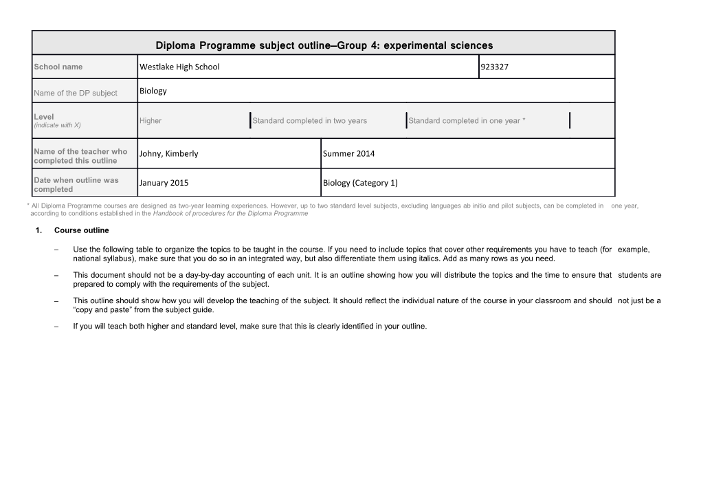 1. Course Outline s1