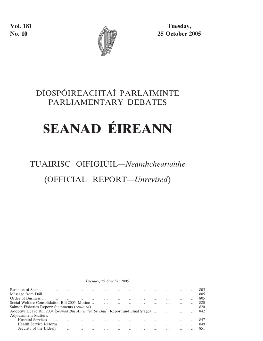 Seanad E´Ireann