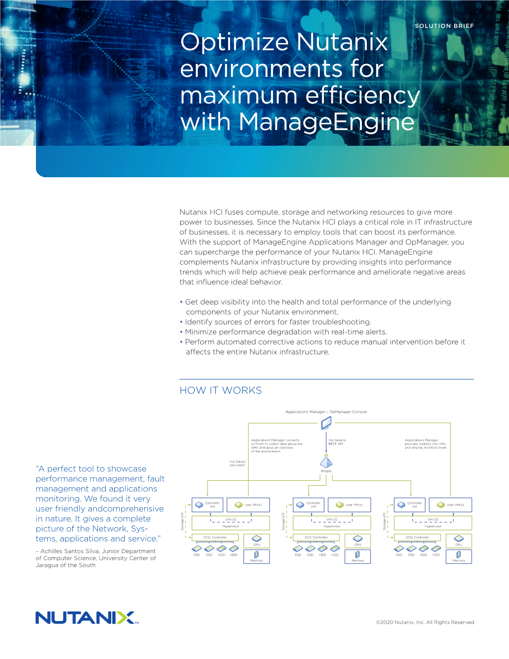 Optimize Nutanix Environments for Maximum Efficiency with Manageengine