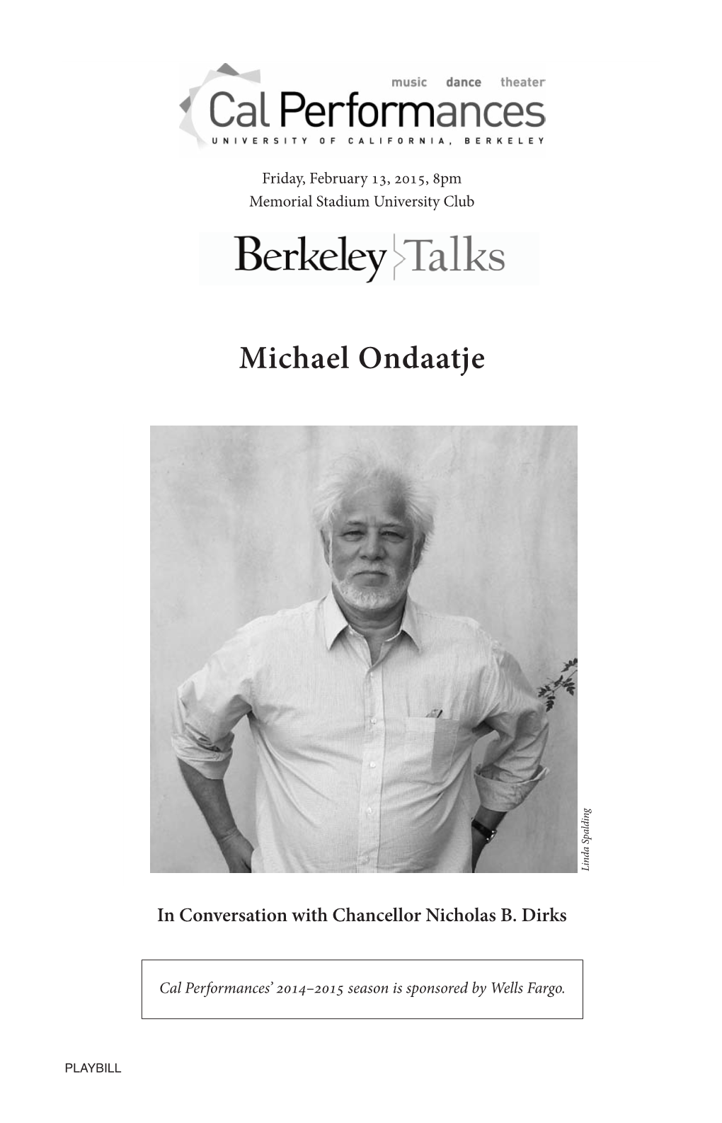 Michael Ondaatje Linda Spalding Linda