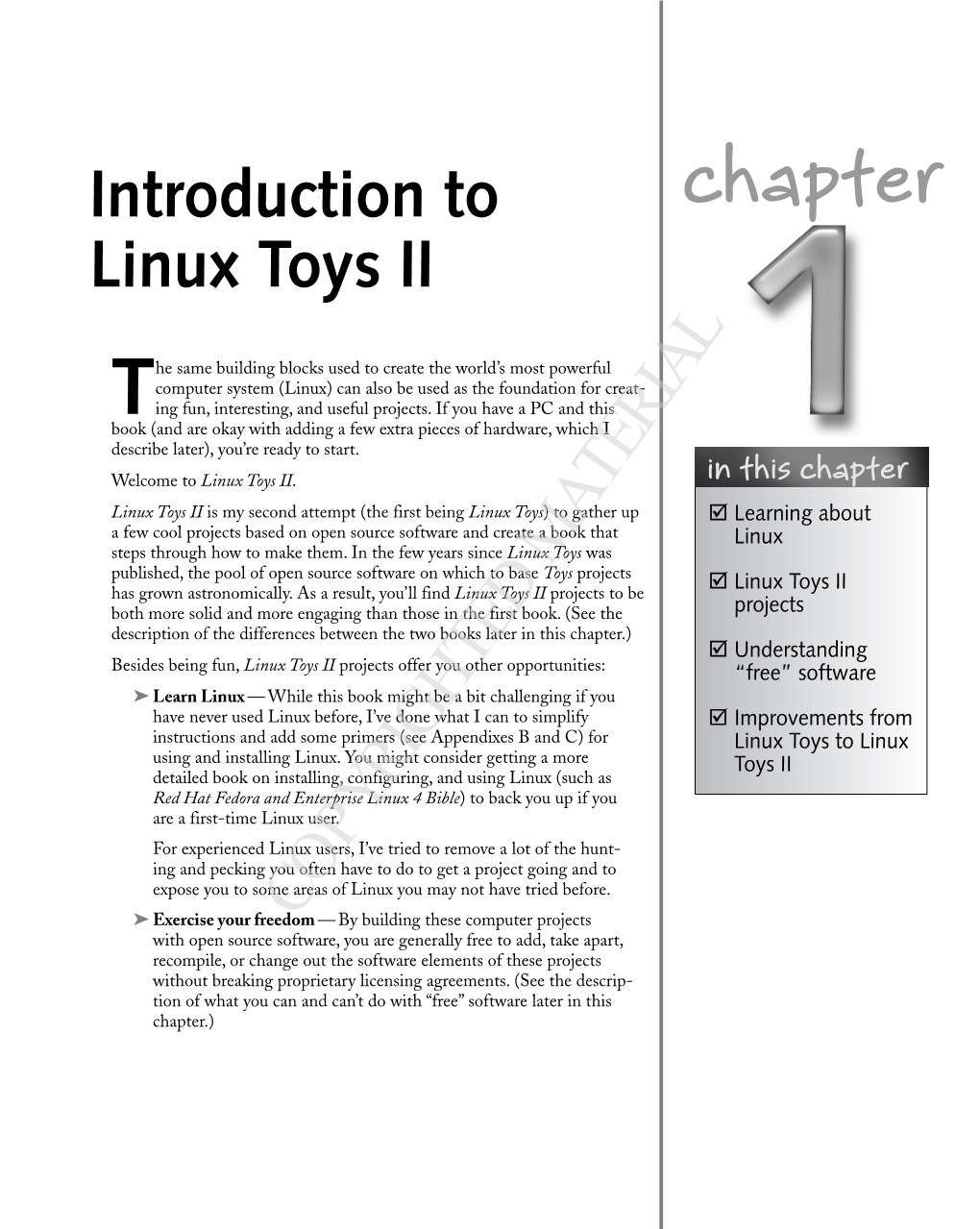 Chapter Linux Toys II