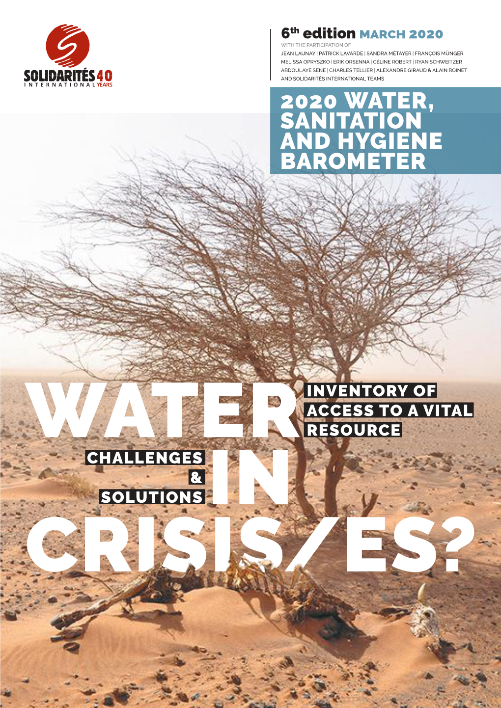 2020 Water, Sanitation and Hygiene Barometer