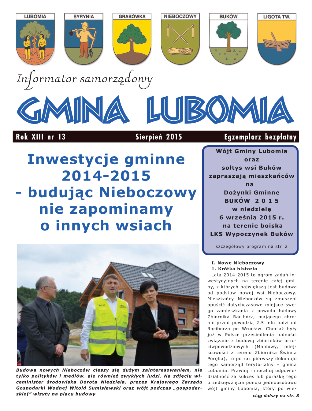 Inwestycje Gminne 2014-2015