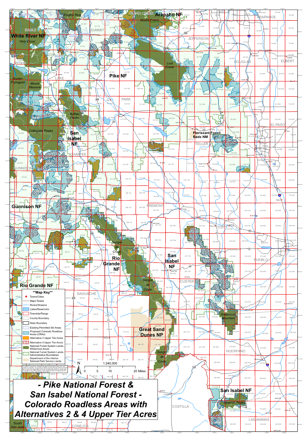 Colorado Roadless Areas with Alternatives