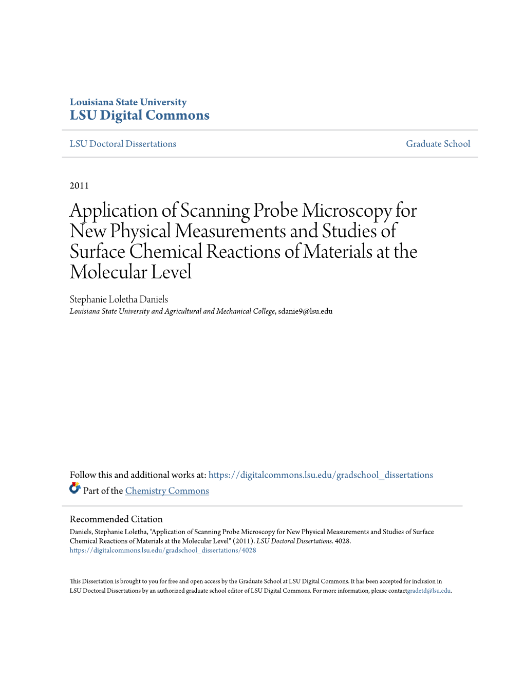 Application of Scanning Probe Microscopy for New Physical