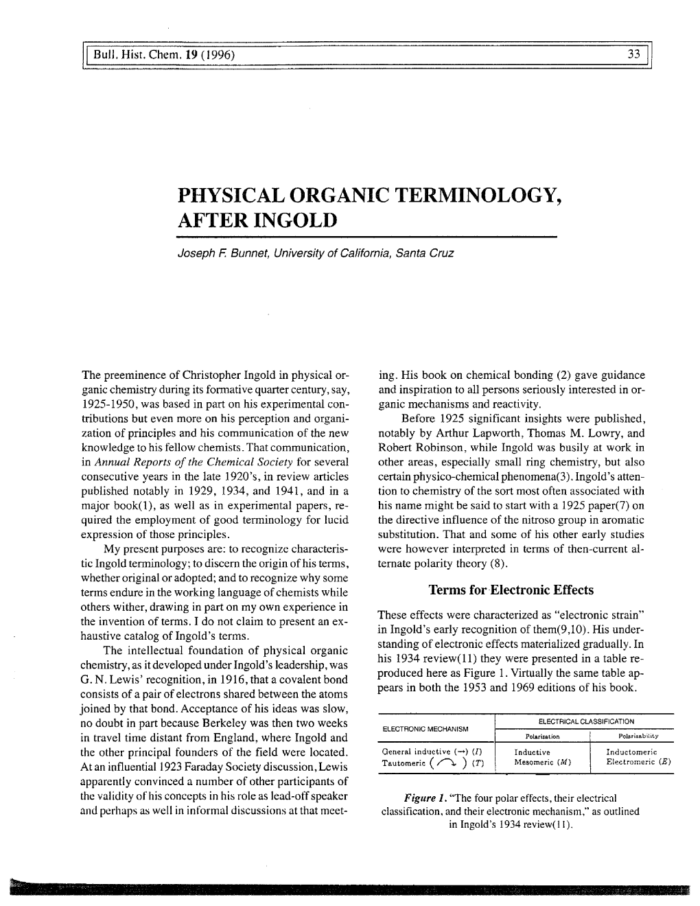 Physical Organic Terminology, After Ingold