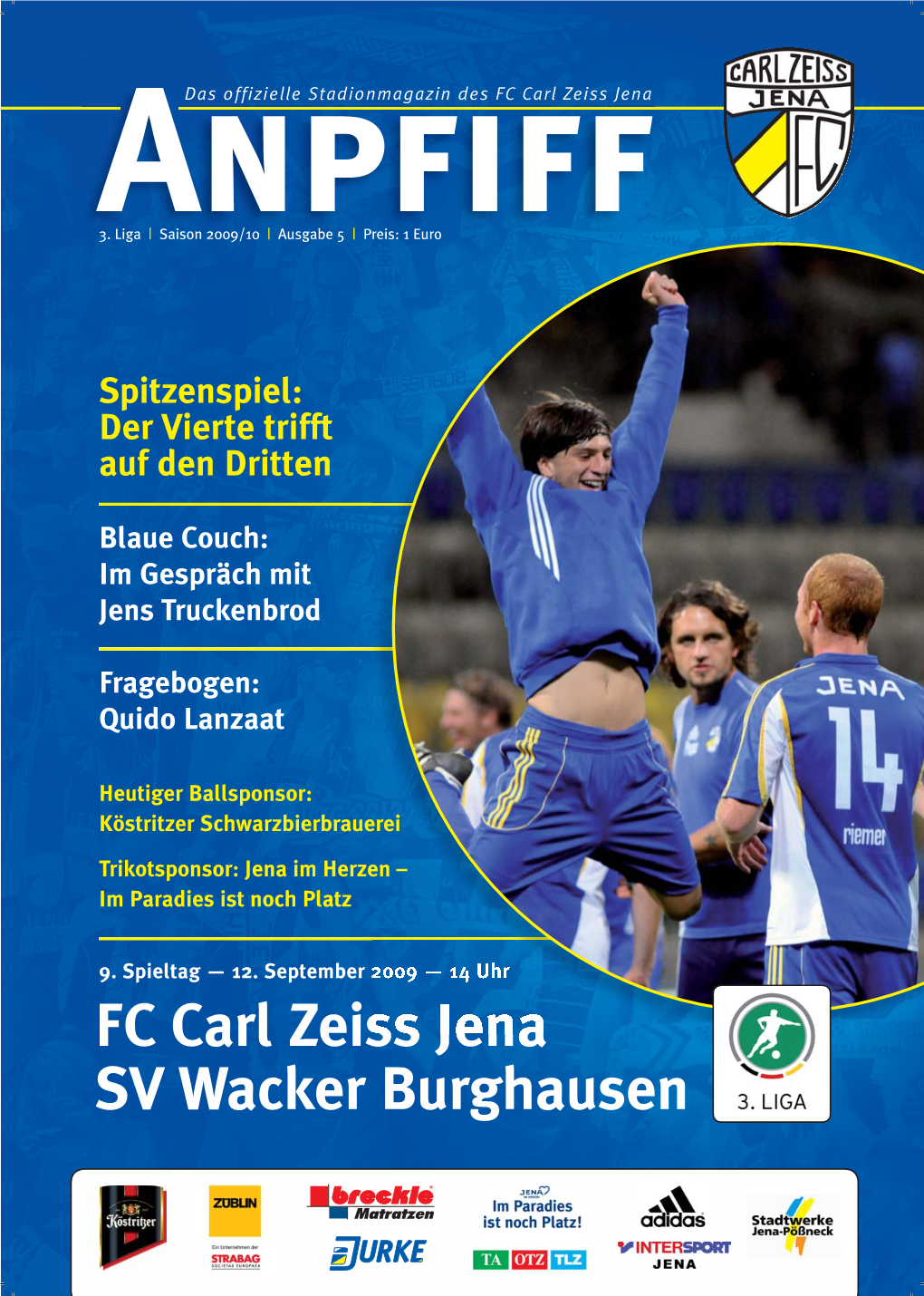 FC Carl Zeiss Jena SV Wacker Burghausen
