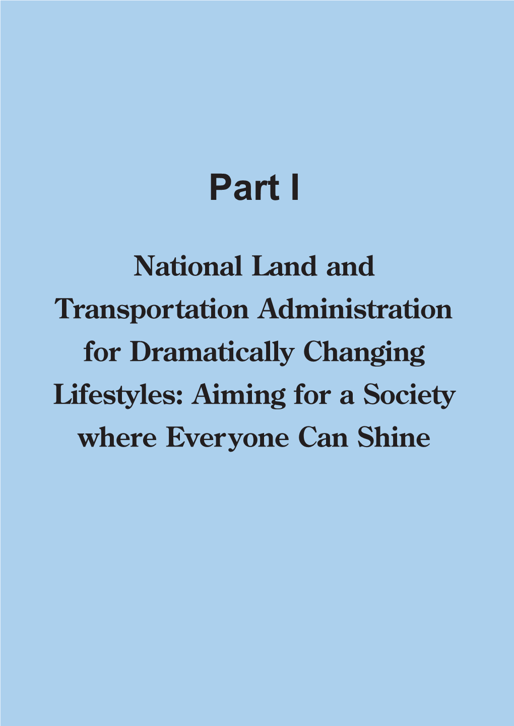 Chapter 1. the Changing State of Japan