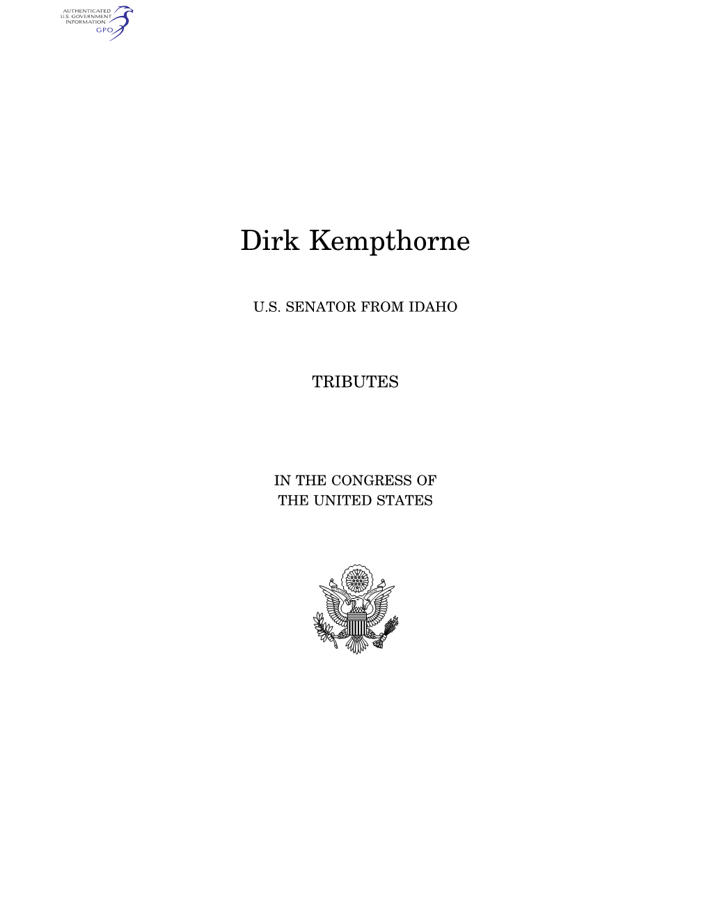 Dirk Kempthorne