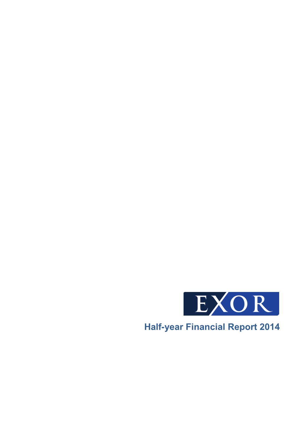 Half-Year Financial Report 2014