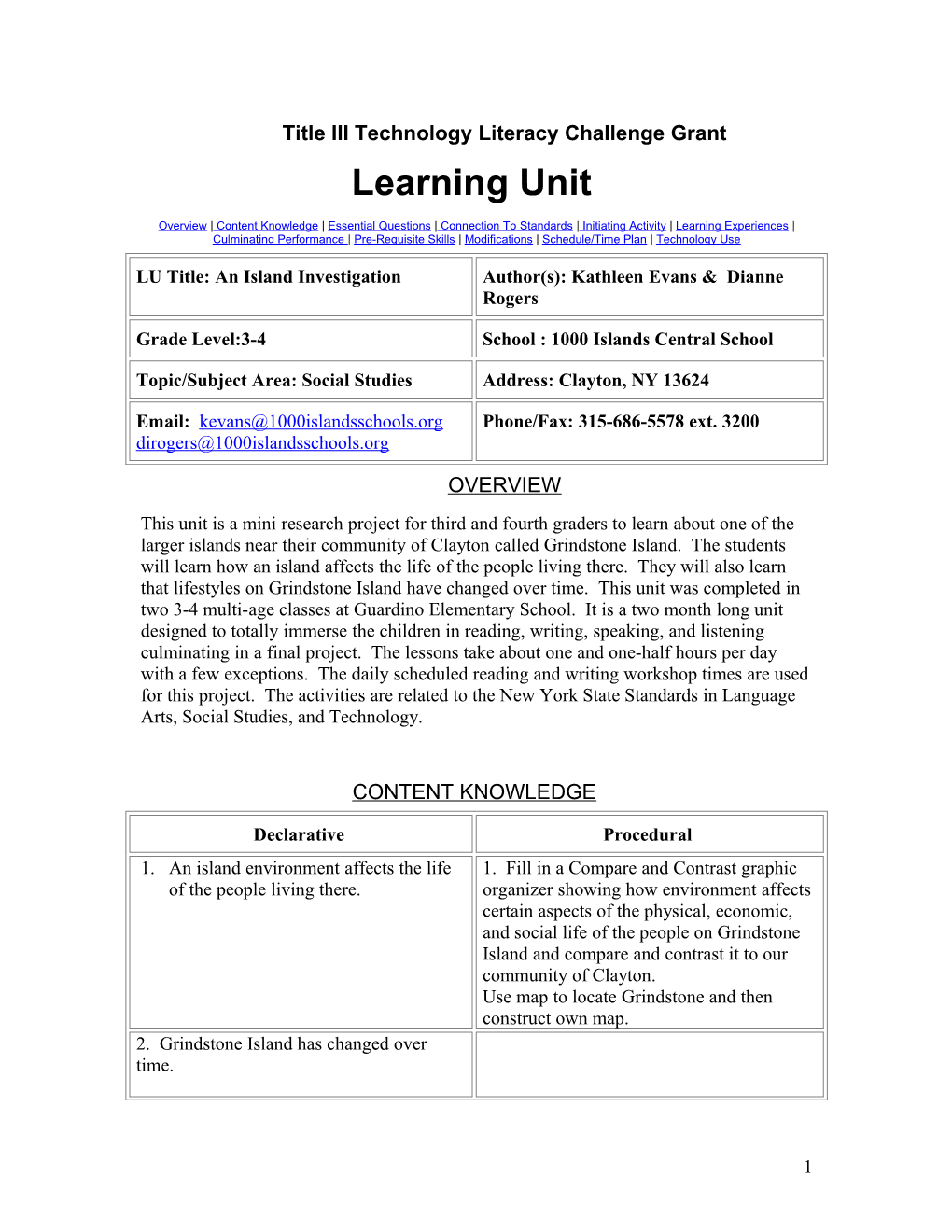 Title III Technology Literacy Challenge Grant s2