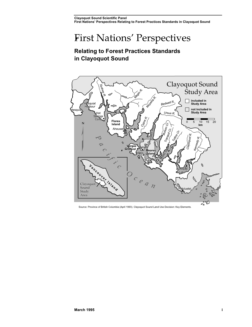 First Nations' Perspectives