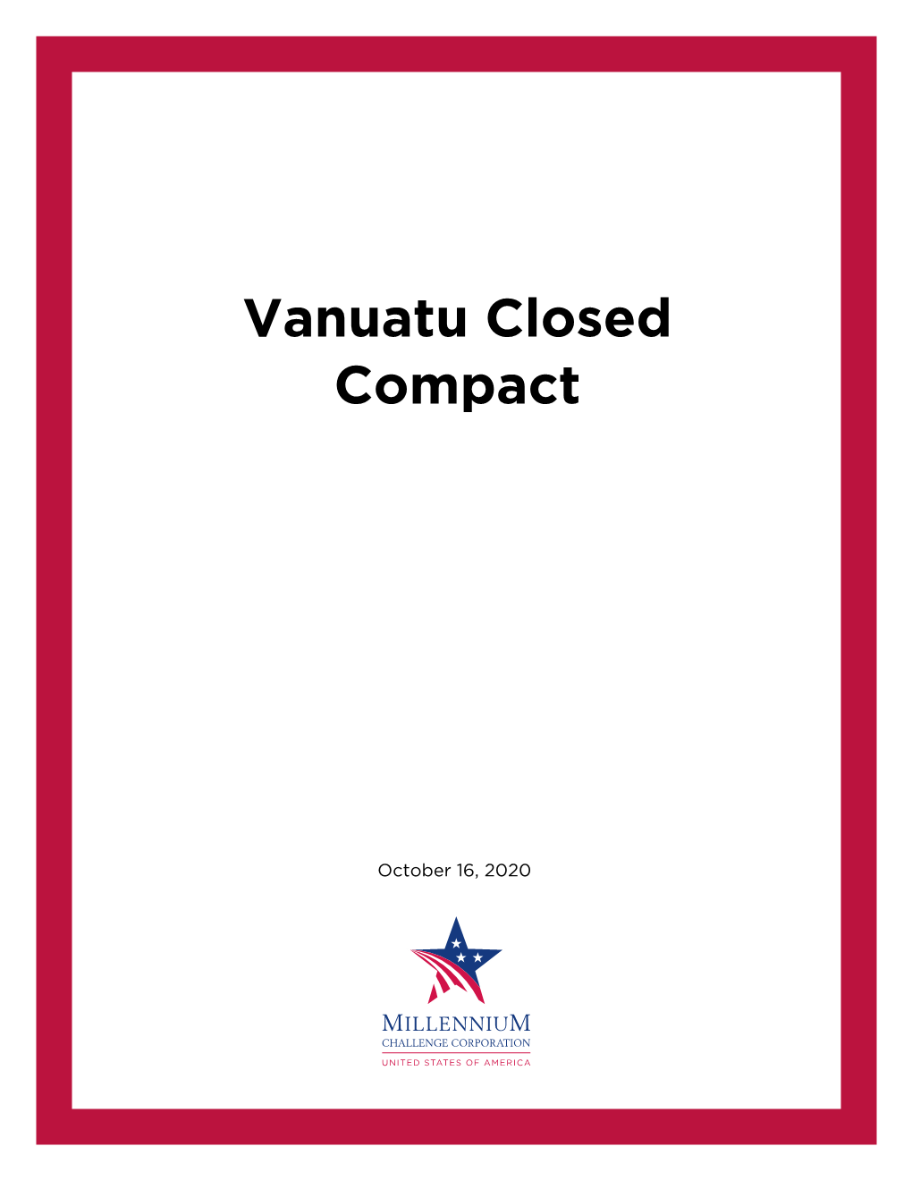 Vanuatu Closed Compact