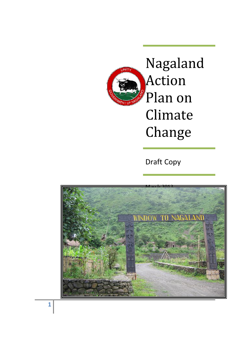 Nagaland Action Plan on Climate Change