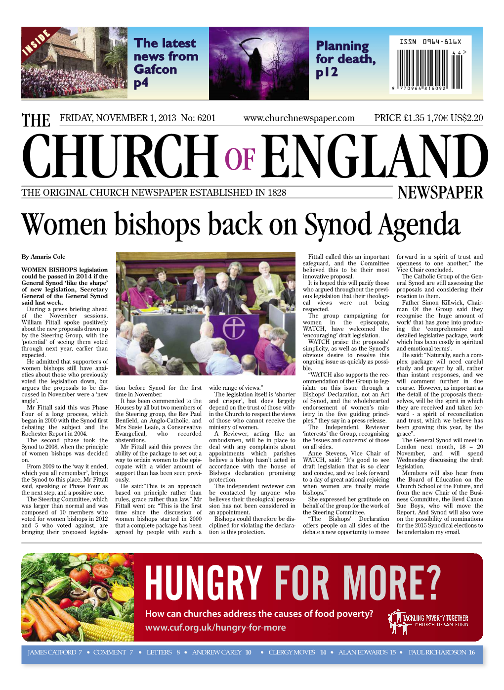 Women Bishops Back on Synod Agenda