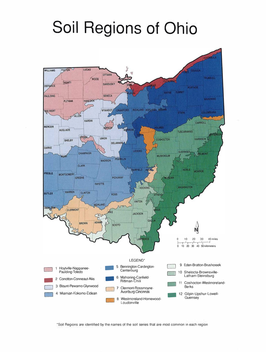 Soil Regions of Ohio