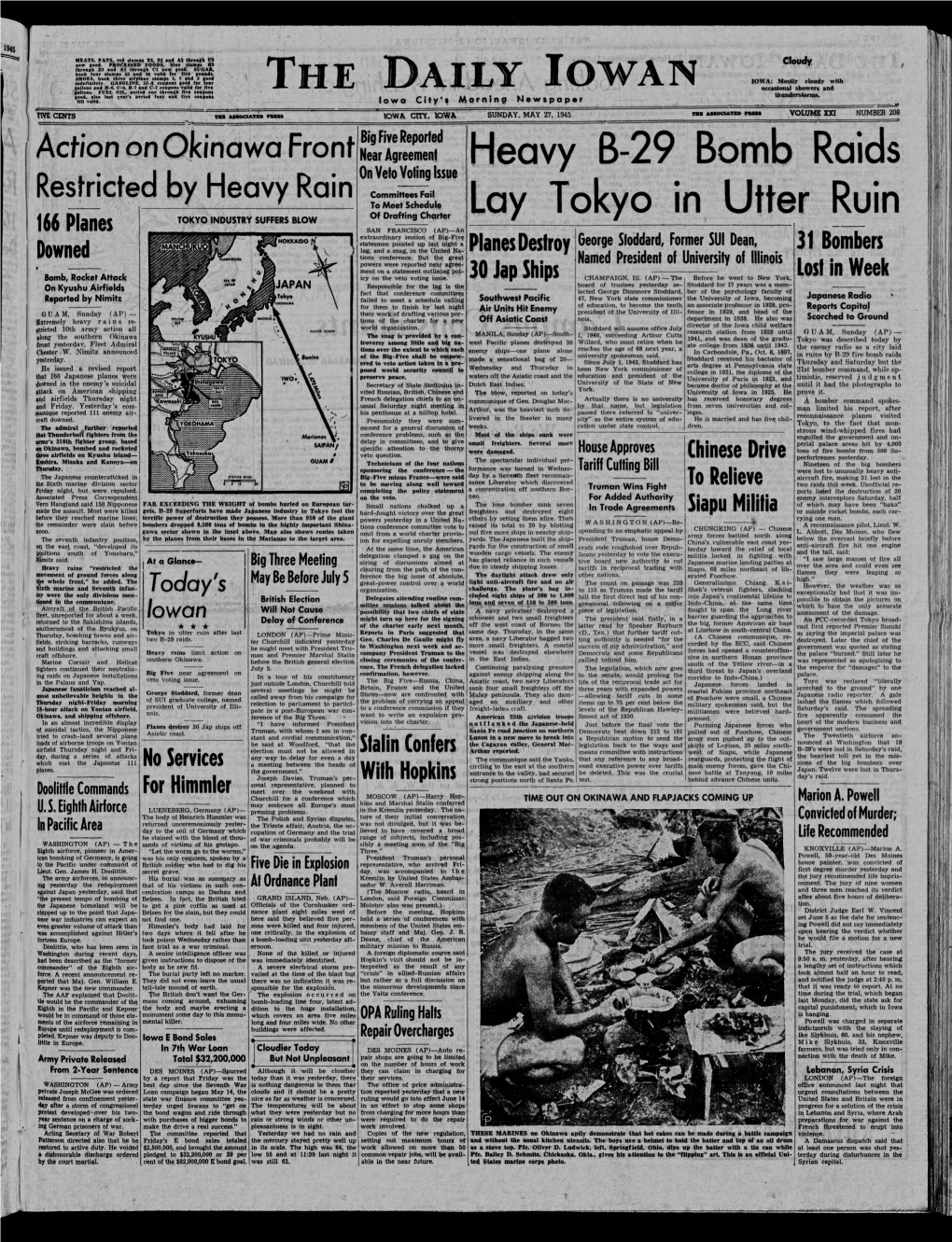 Daily Iowan (Iowa City, Iowa), 1945-05-27