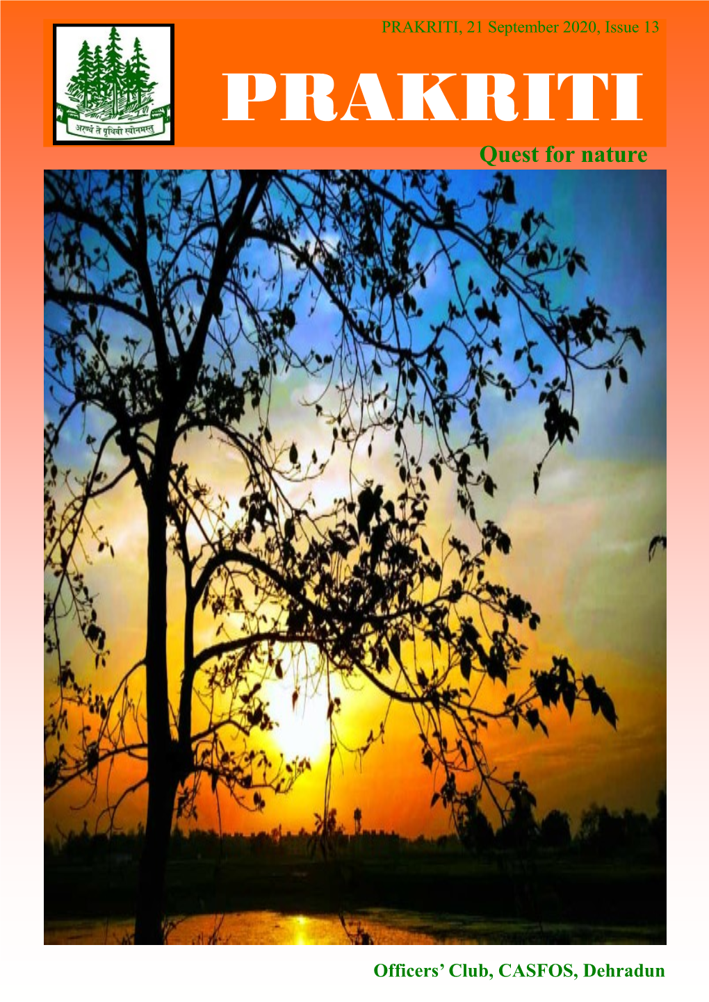 Prakriti Vol 1 Issue 13