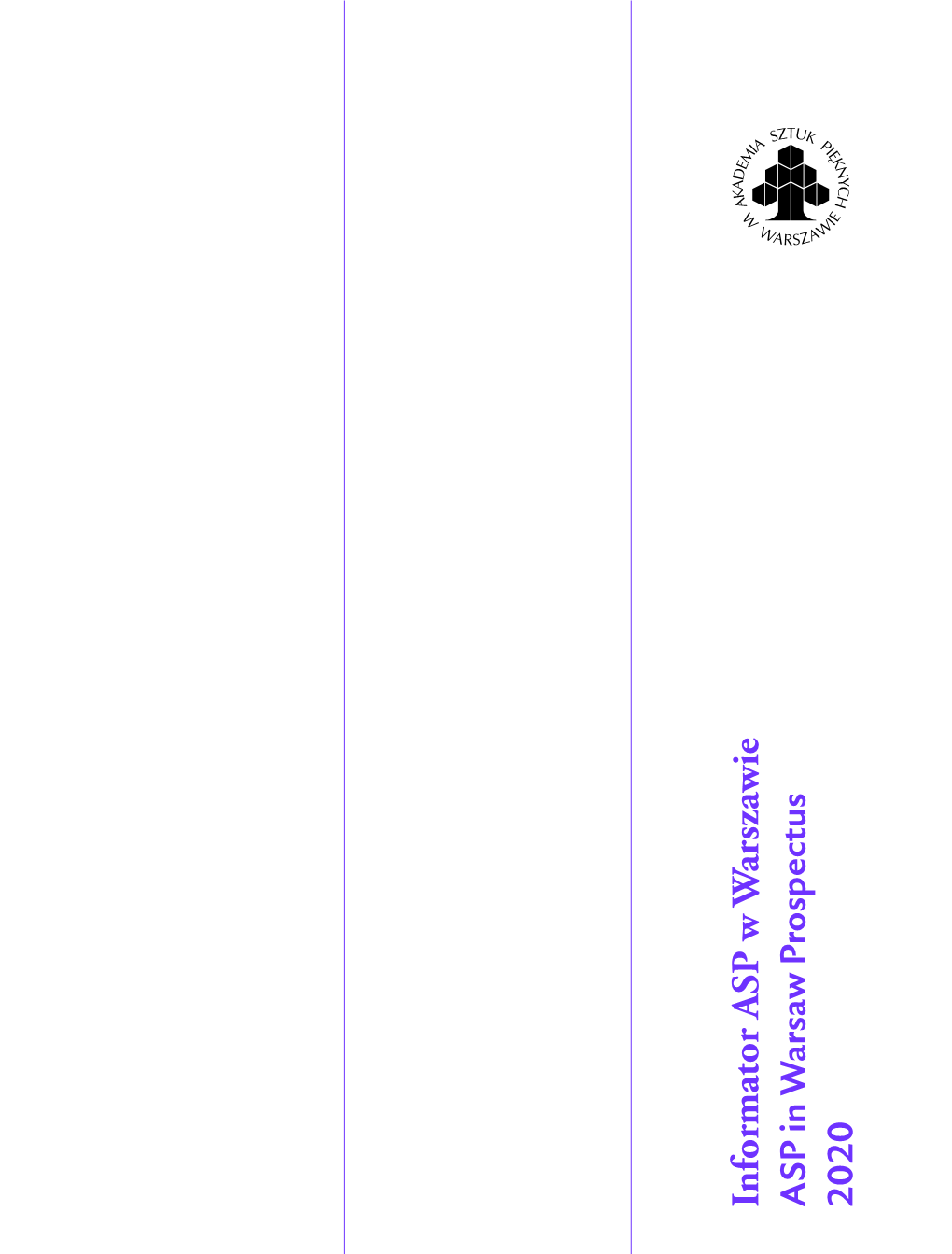 Informator ASP W W Arszawie ASP in W Arsaw Prospectus 2020