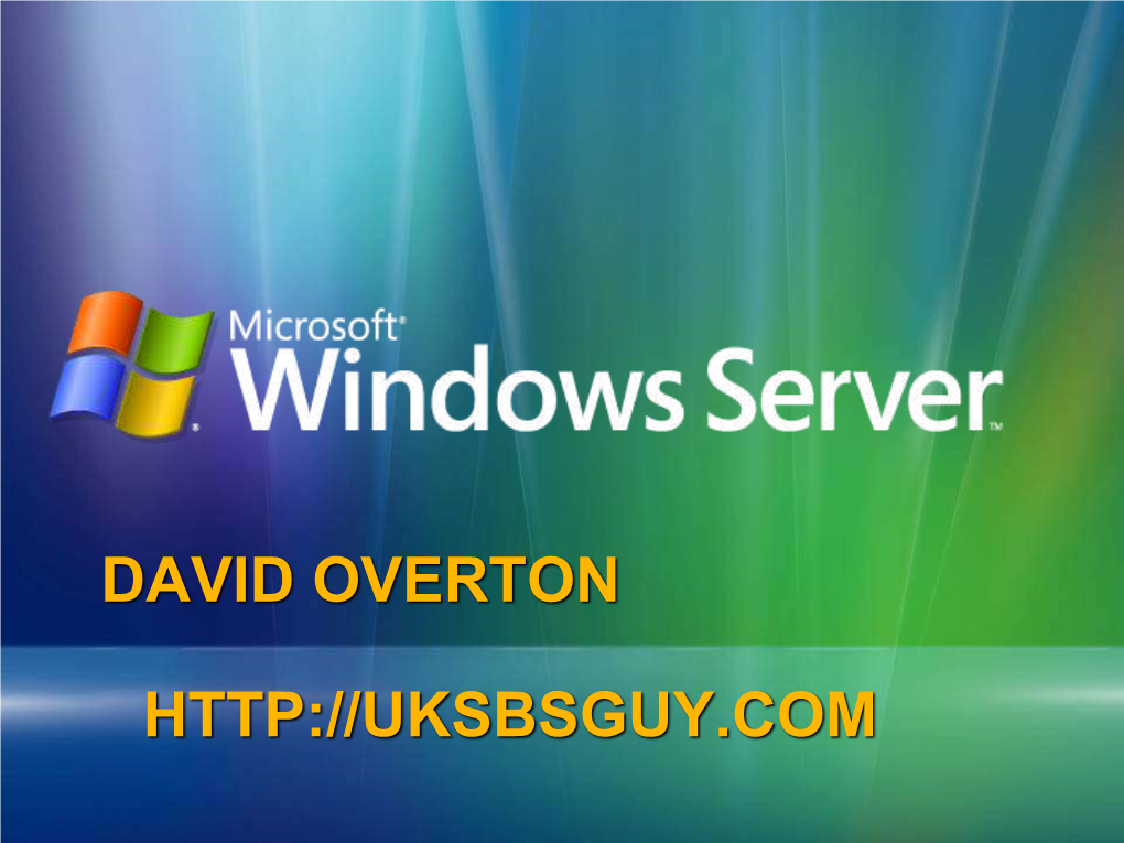 Microsoft Windows Server Codename