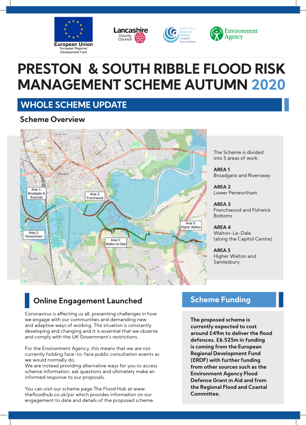 Preston and South Ribble Flood Risk Management Scheme Newsletter