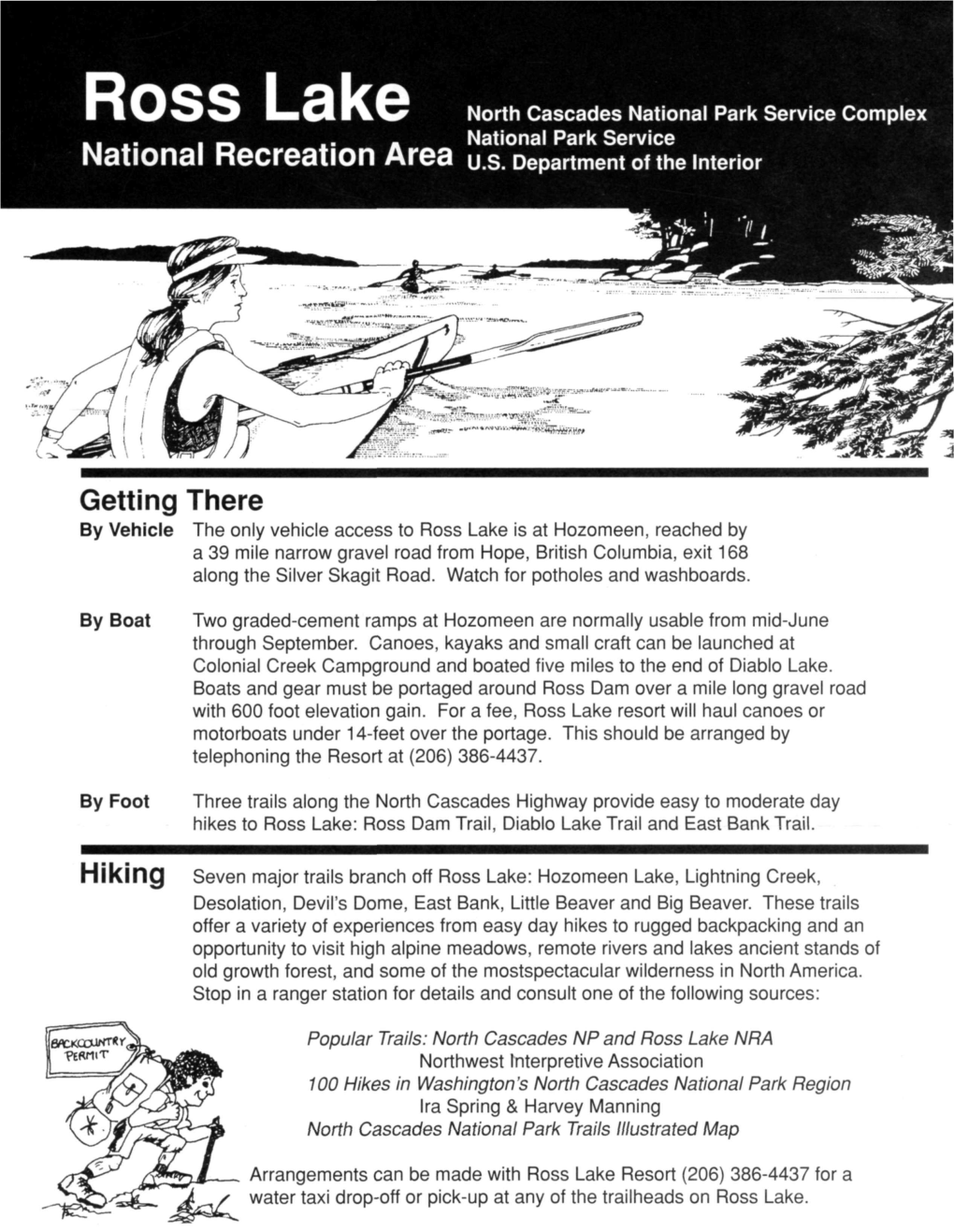 National Recreation Area Us. Department of the Interior Getting