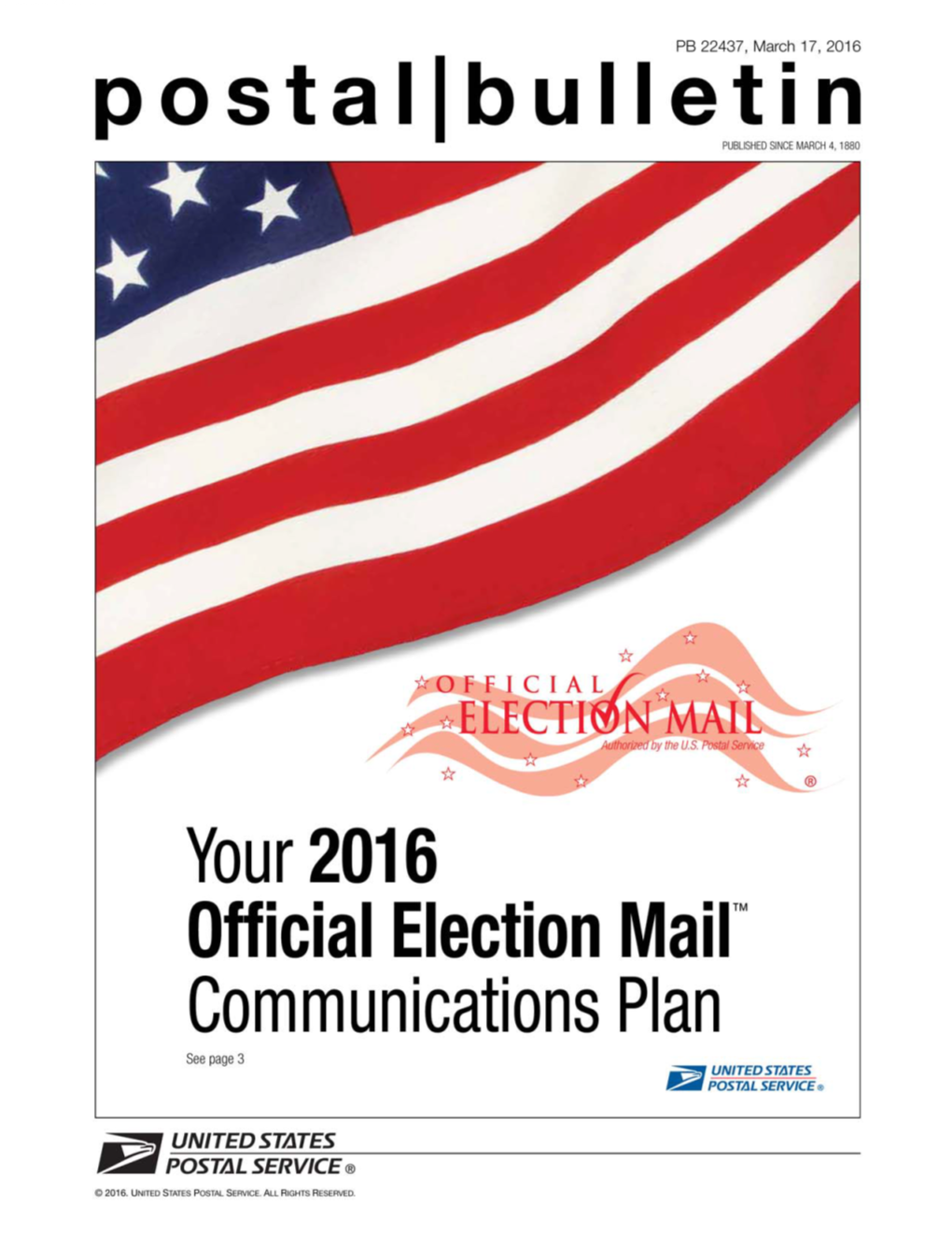 Postal Bulletin 22437 (3-17-16)