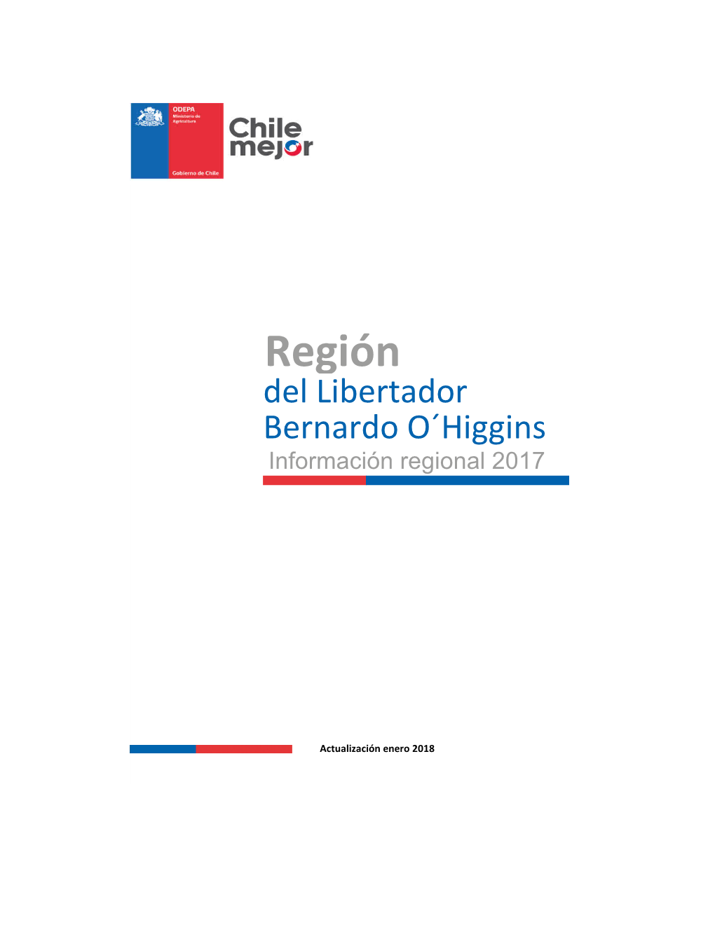 Región Del Libertador Bernardo O´Higgins Información Regional 2017