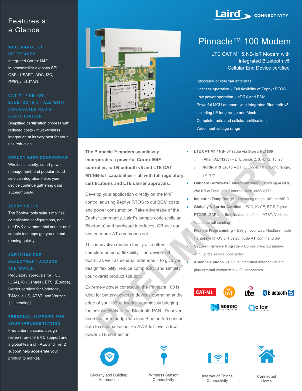 Pinnacle™ 100 Modem