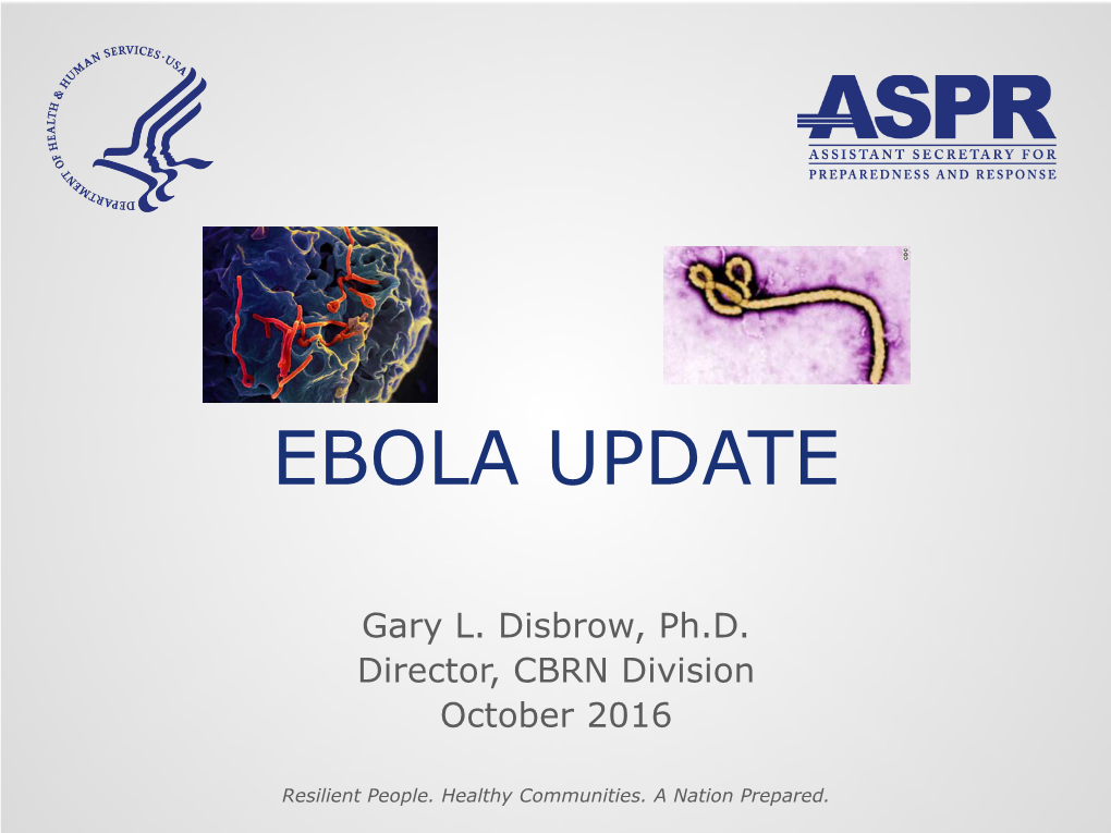 Ebola Update