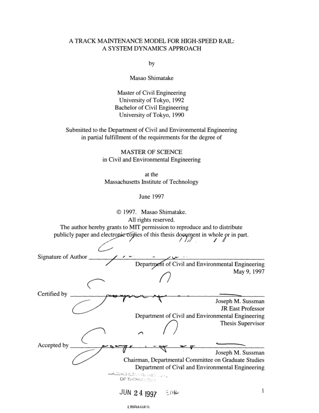 611__Ý Department of Civil and Environmental Engineering