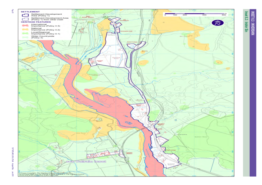 Invershin Inset 8.3 Sutherland Local Plan Adopted June 2010