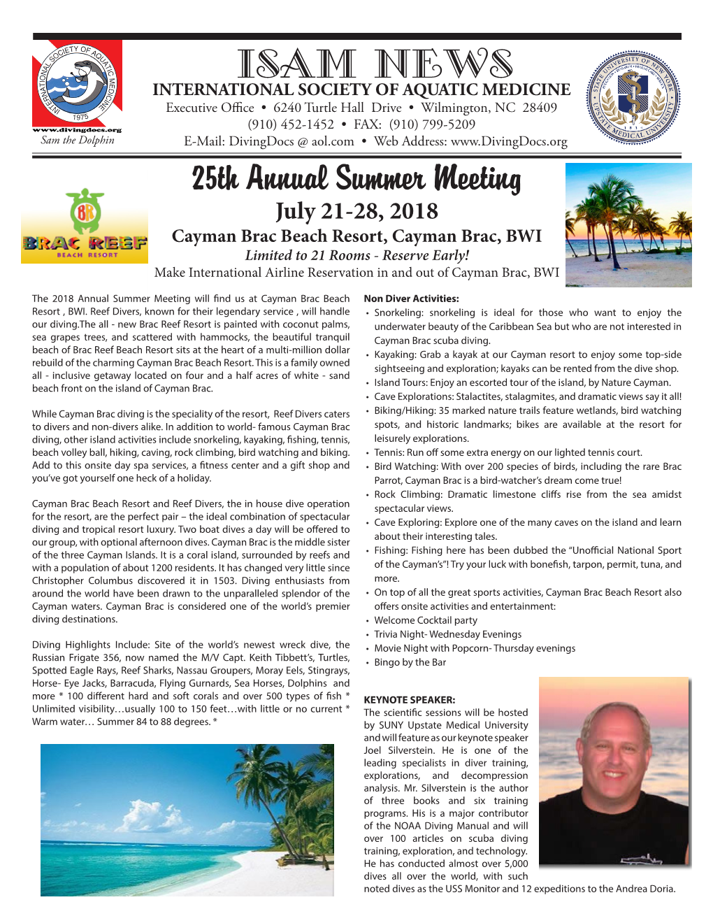 Isam News International Society of Aquatic Medicine